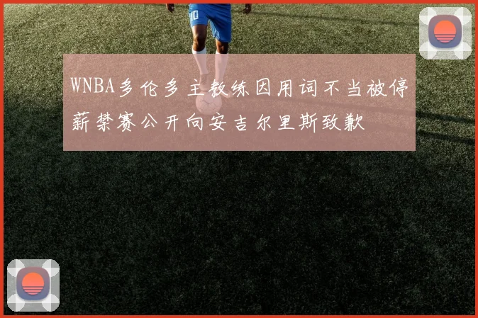 WNBA多伦多主教练因用词不当被停薪禁赛公开向安吉尔里斯致歉